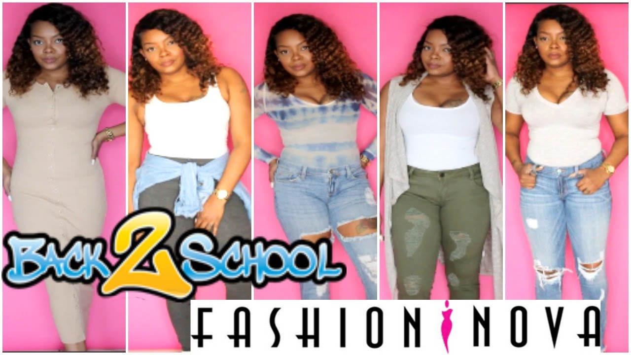 BACK 2 SCHOOL FASHION NOVA HAUL 2016