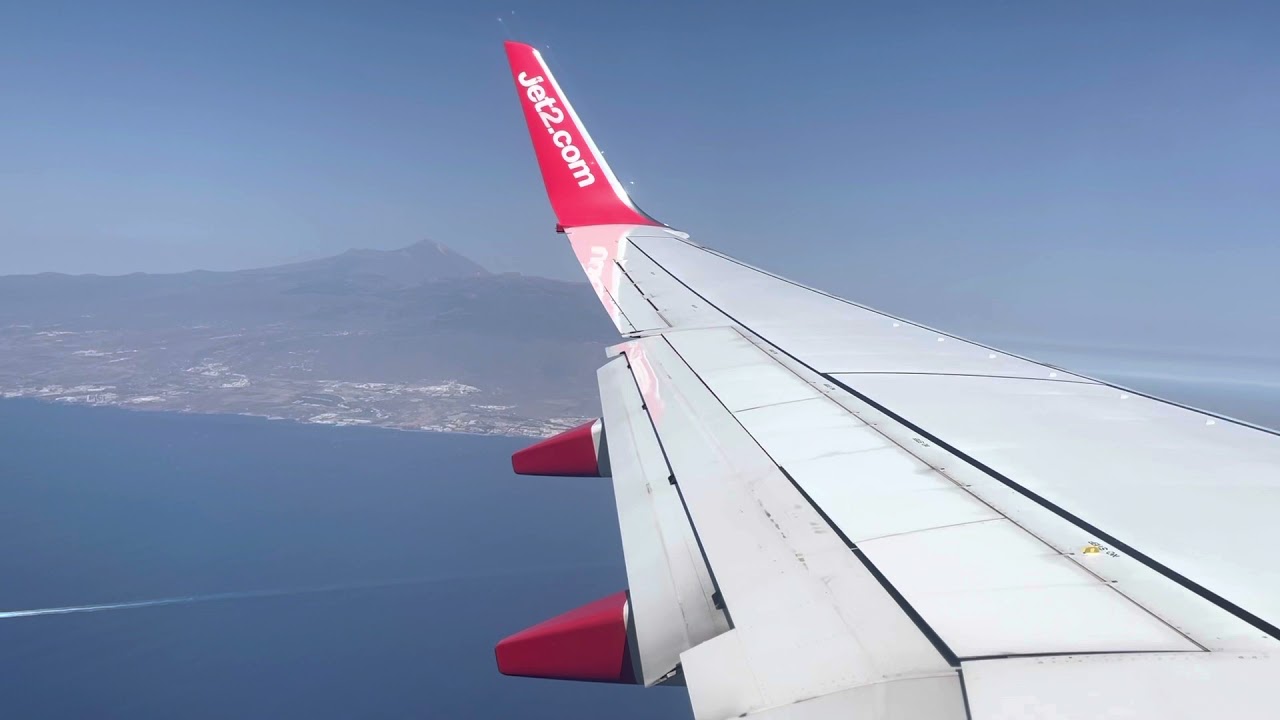 Jet2 landing Tenerife South Airport