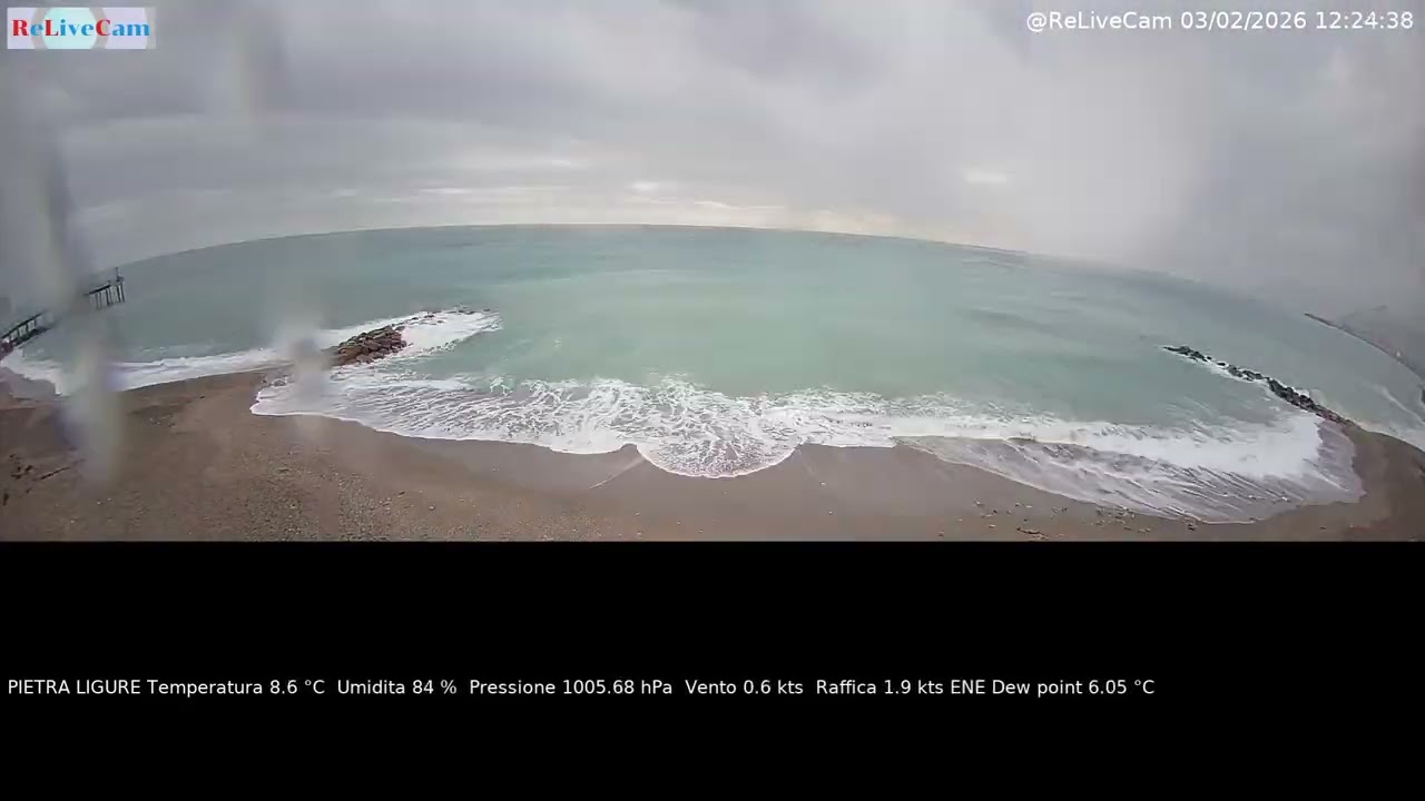 TimeLapse del 03/02/2026 in Pietra Ligure (SV) 