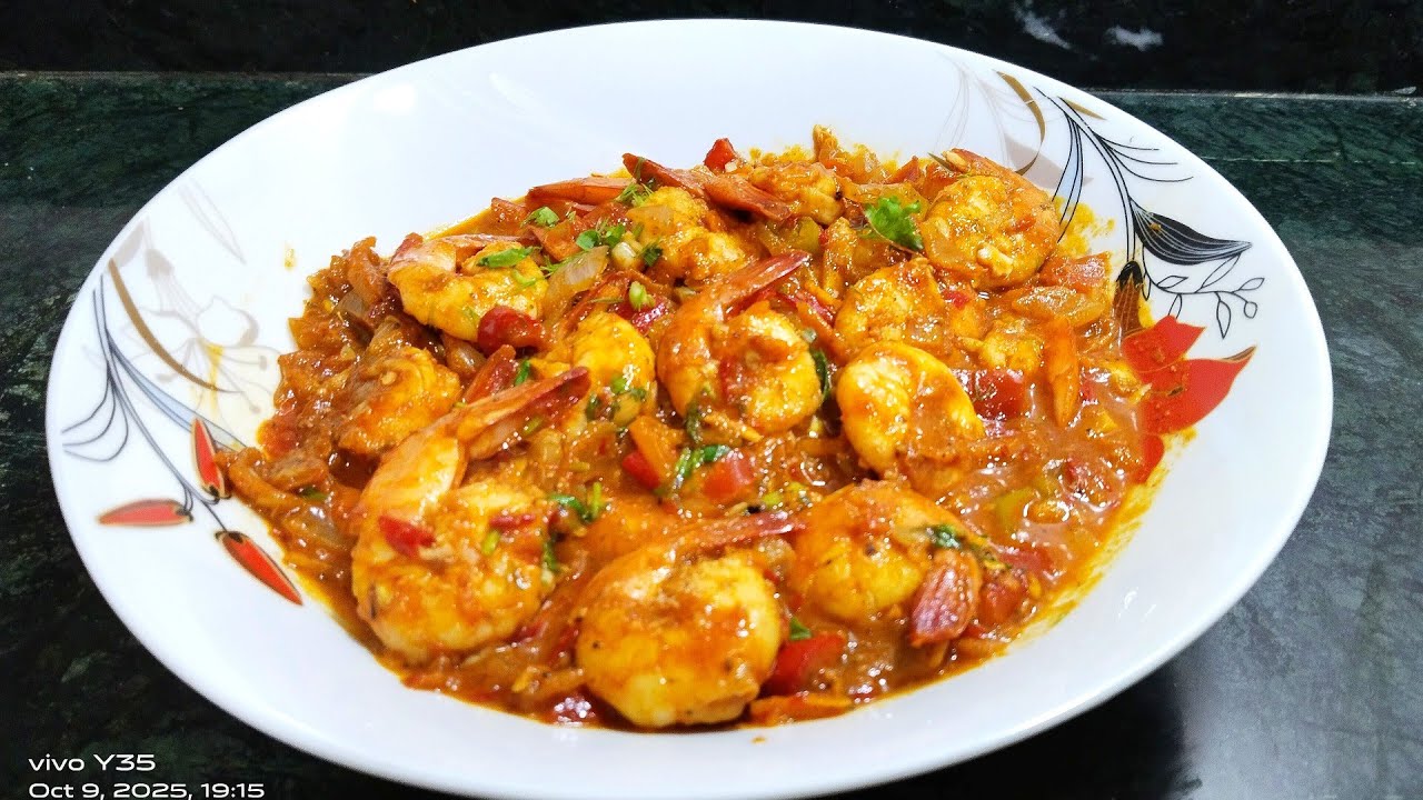 أفضل طريقة لعمل الجمبري بالصوص 💯😋#وصفة_جمبري_بالصوص