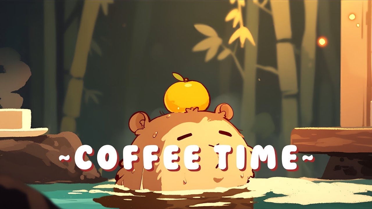 Capybara Study Beats - Relaxing Beats to Study/Sleep/Chill ~ Calm Energy ~ 🦫 🍵 ✨