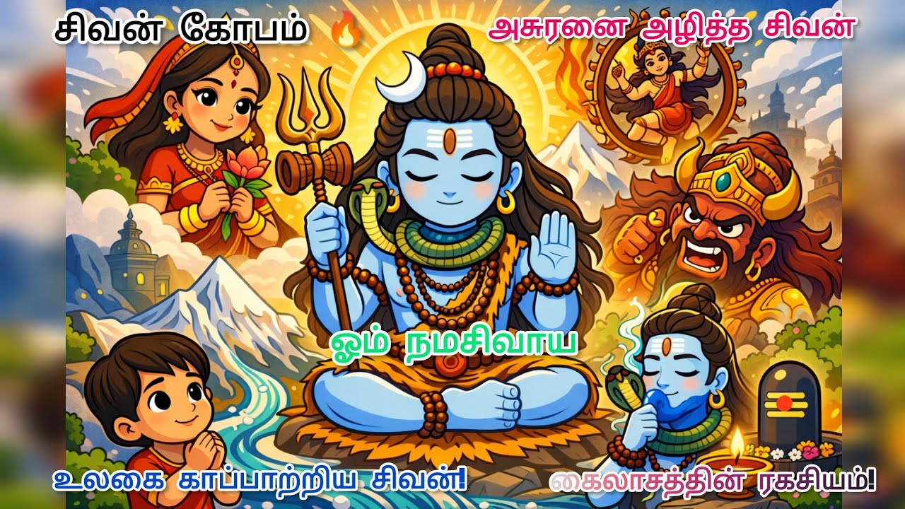கைலாசத்தின் கருணை: பரமசிவனின் அருள், ஆற்றல் மற்றும் ஆன்மீகப் பயணம்.#சிவபெருமான் #சிவன் #ஓம்நமசிவாய 