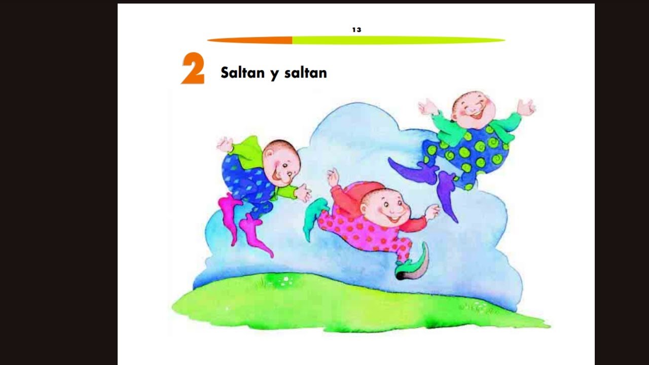 Español Lecturas Primer Grado 1993. 2. Saltan y Saltan. 