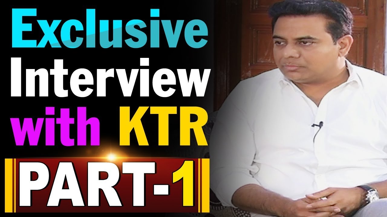 Exclusive Interview with KTR Over TRS Politics | Early Polls In Telangana | Part 1 | ABN Telugu