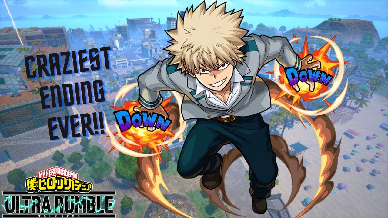 CRAZIEST ENDING I HAVE EVER HAD!! In My Hero Ultra Rumble!