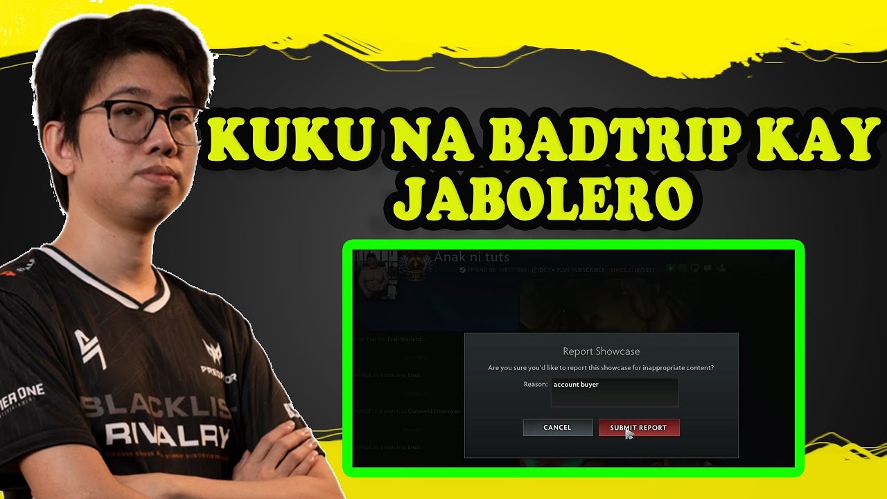 KUKU NABADTRIP KAY JABOLERO | GUSTO NA AGAD MAG END LIVE #dota2clips #dota2