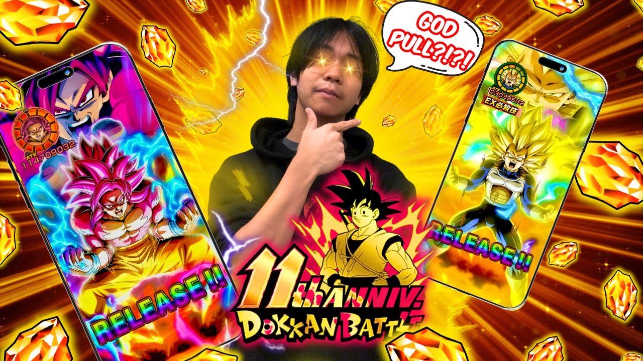 Godly Pull Rates?!?! Big Update For The 11th Anniversary of Dokkan’s Newest Units!!! 