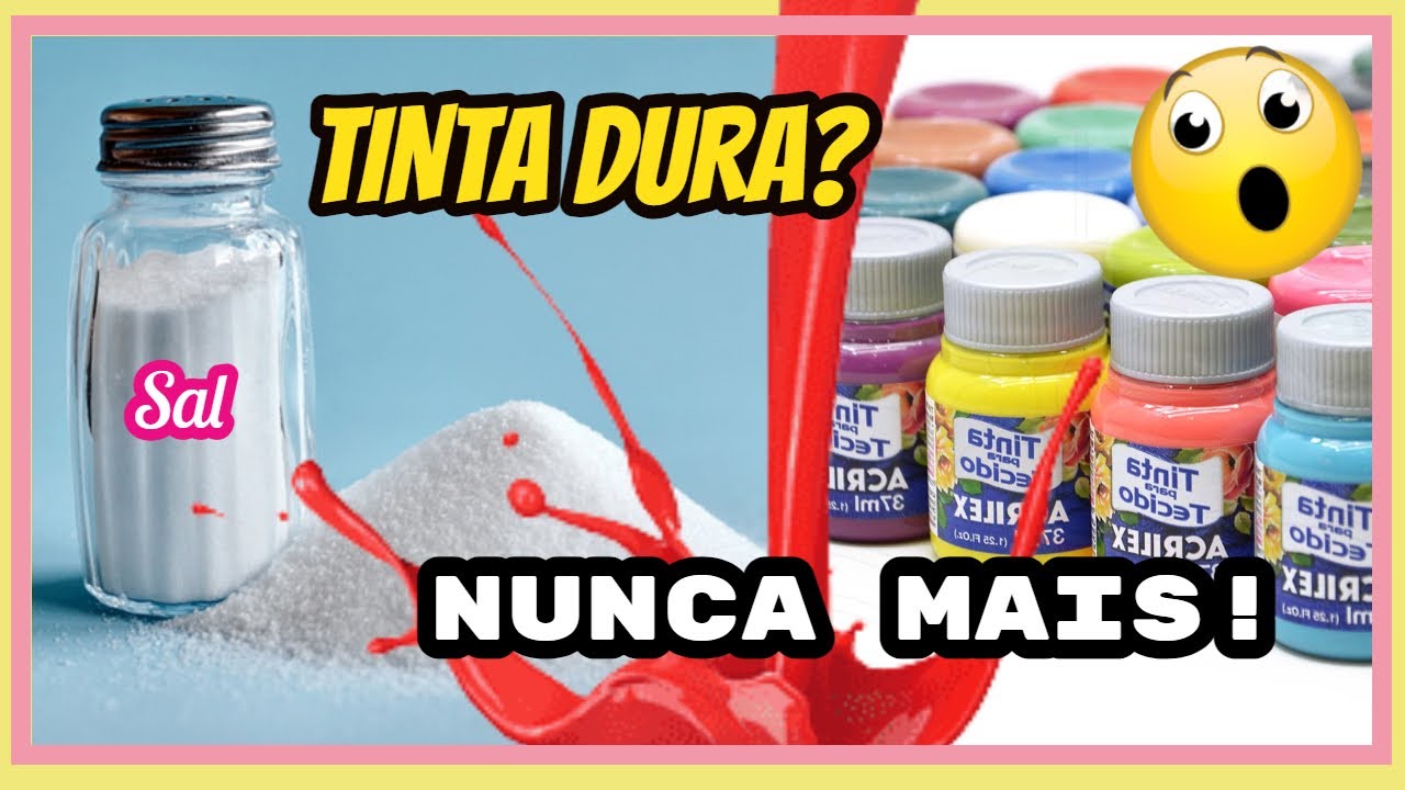 COMO AMOLECER TINTA DE TECIDO [ 2 OPÇÕES TOPS ]