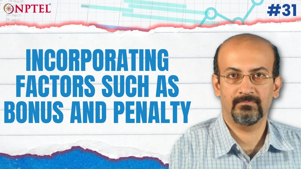 #31 Incorporating Factors: Bonus & Penalty Factors | Problem 4 | Project Planning & Control