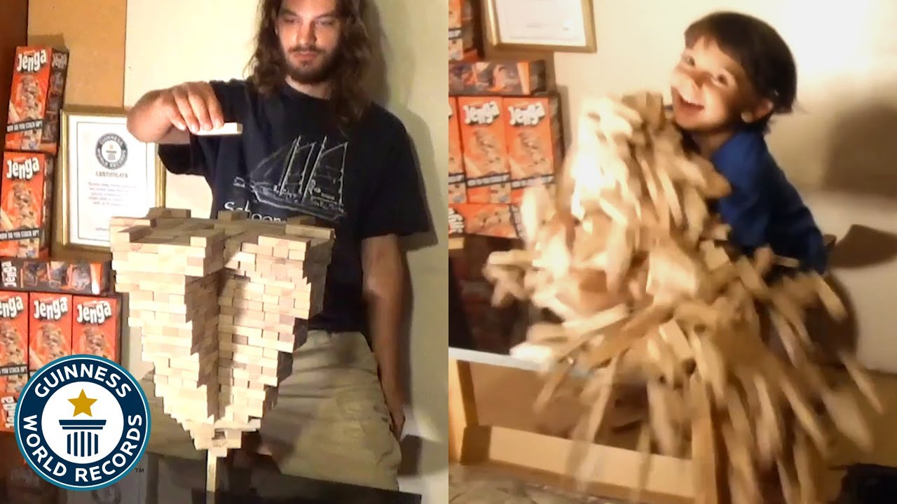 Insane Jenga tower - Guinness World Records