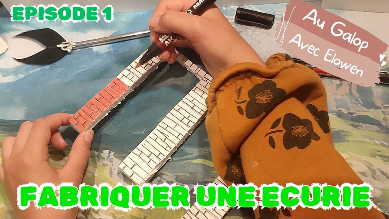 Fabriquer une écurie Schleich - Episode 1 #diy #schleich #toys #tutorial