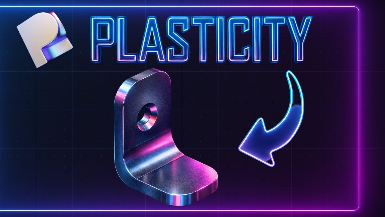 Впервые работаете с Plasticity? Создайте эту деталь за считанные минуты (прямое моделирование + р...