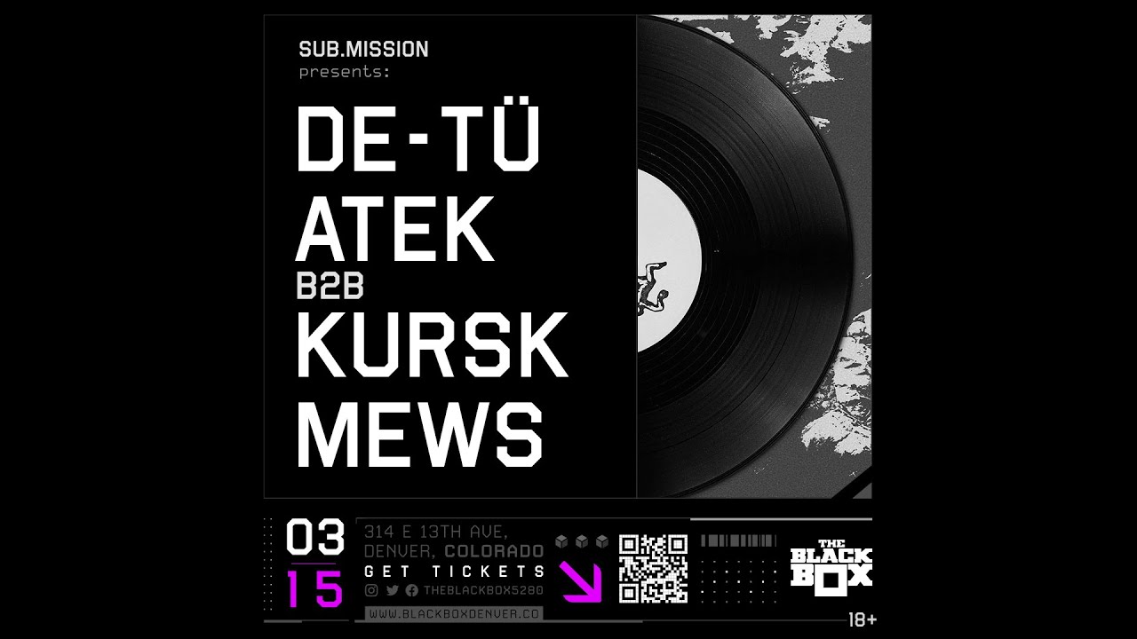 Sub.mission presents: Innamind Takeover w/ De-Tu, Atek, Kursk Mews (03.15.25)