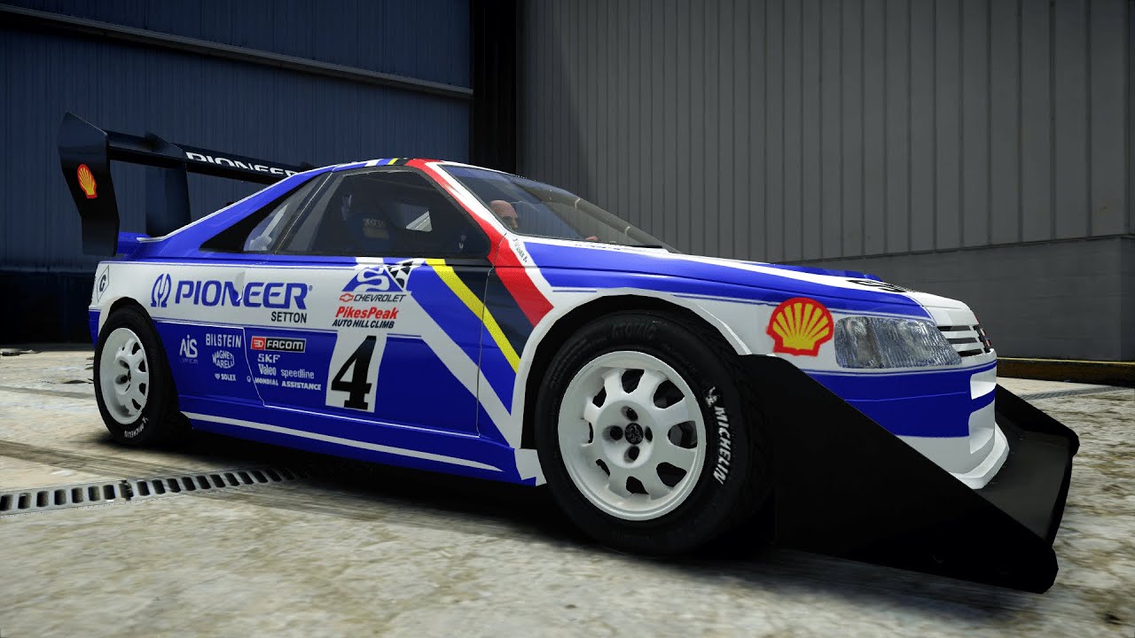GTA IV Peugeot 405 T16 Pikes Peak Crash Testing