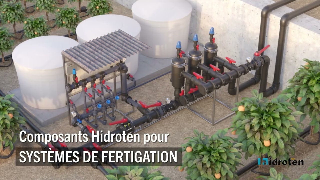 Composants Hidroten pour systemes de fertigation