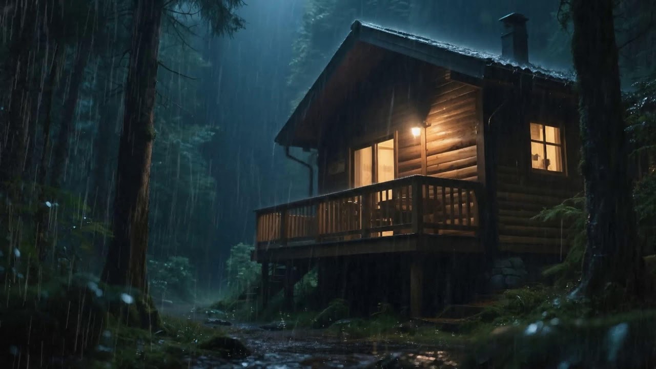 Super Heavy Rain To Sleep Immediately - Rain Sounds for Sleep Aid