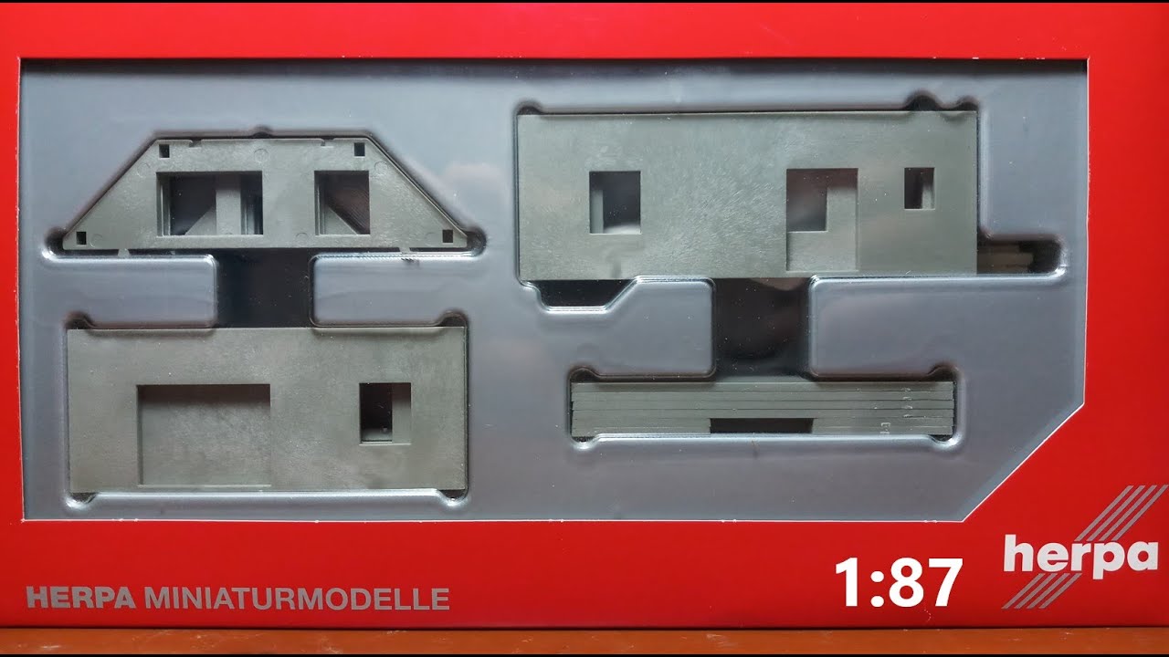EP188 ประกอบโครงสร้างบ้าน herpa 1:87