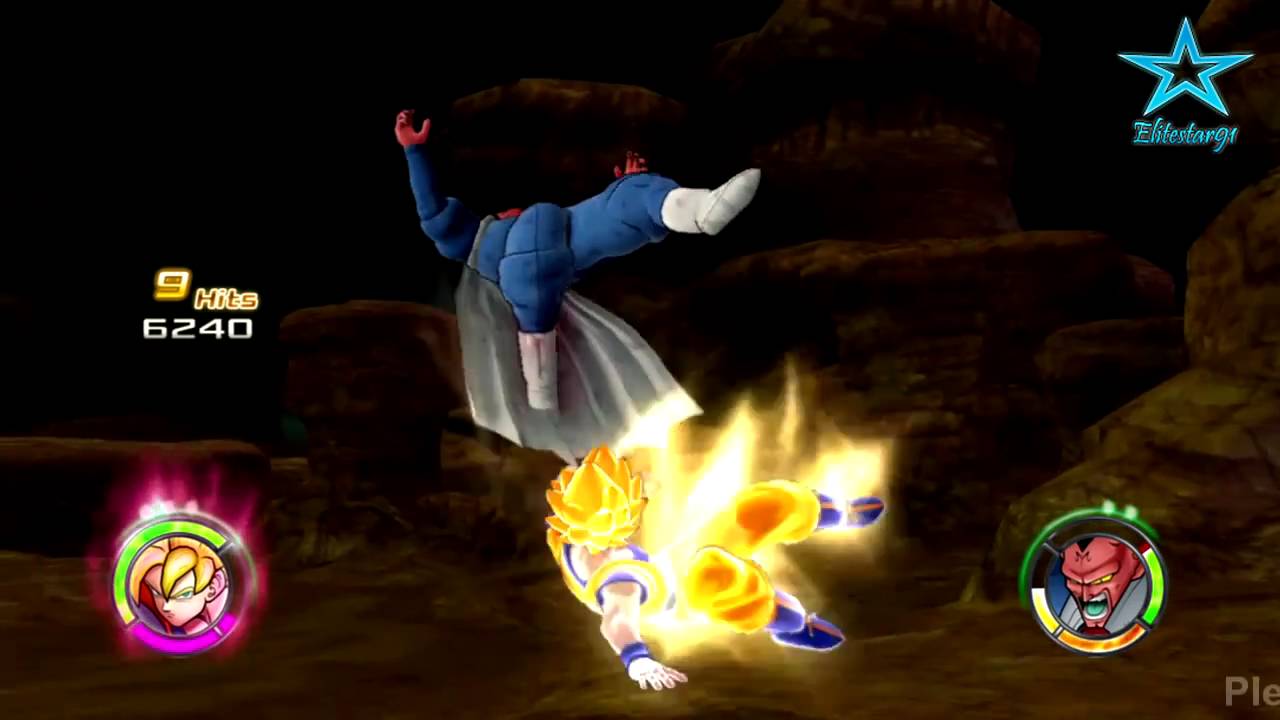 Dragonball Raging Blast 2: Super Saiyan Goku: Raging Soul Combo Perfect Gameplay