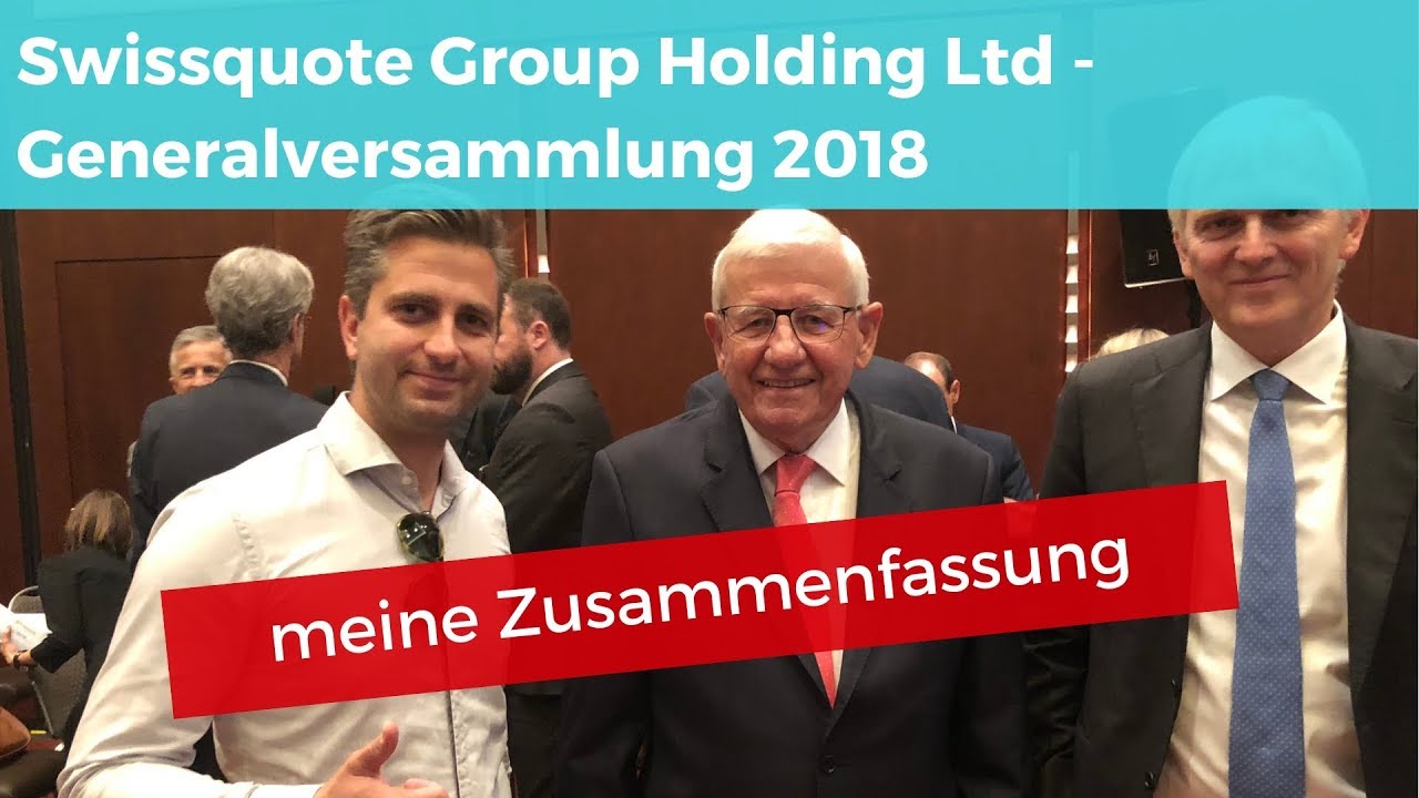 Swissquote Group Holding Ltd - Generalversammlung 2018 - meine Zusammenfassung