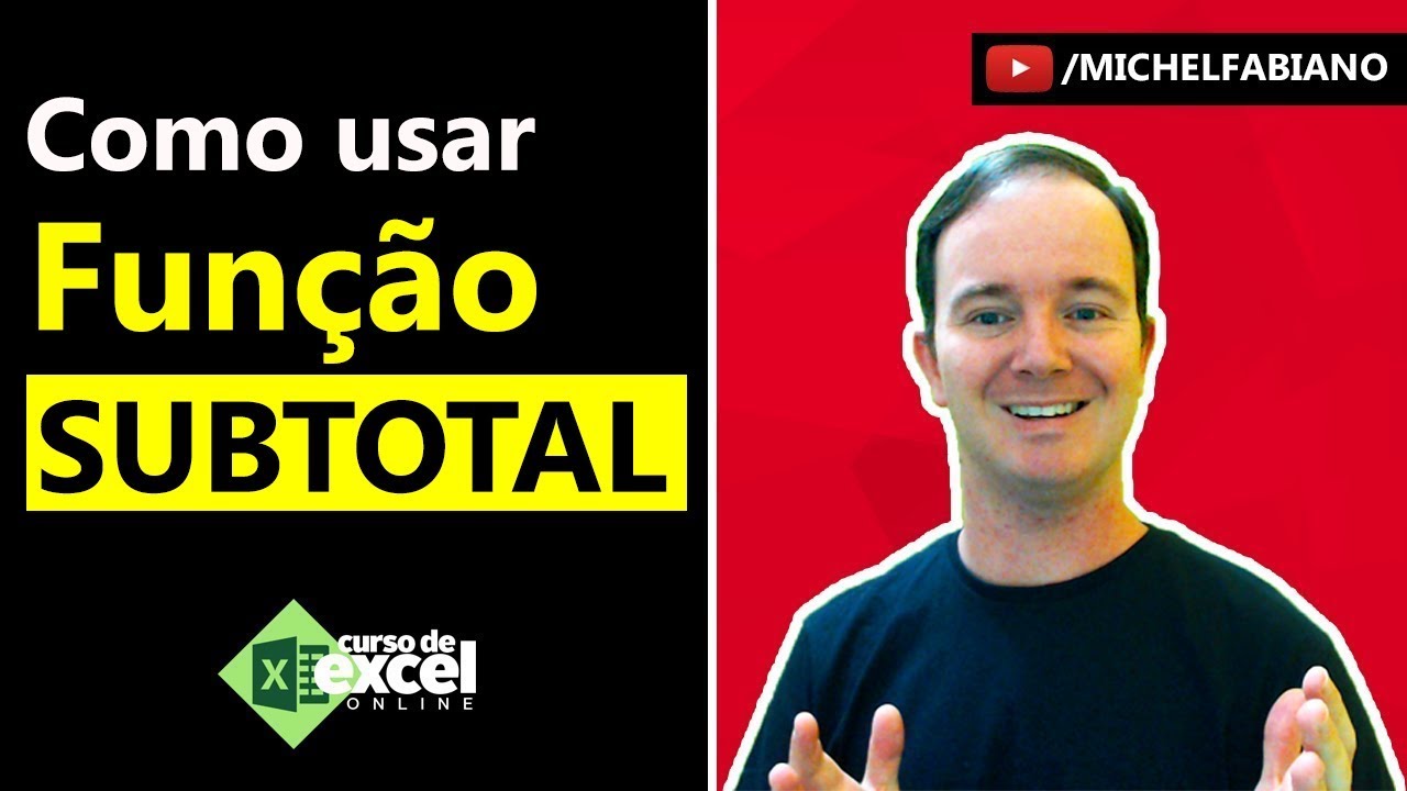 Dica para Função SUBTOTAL no Excel