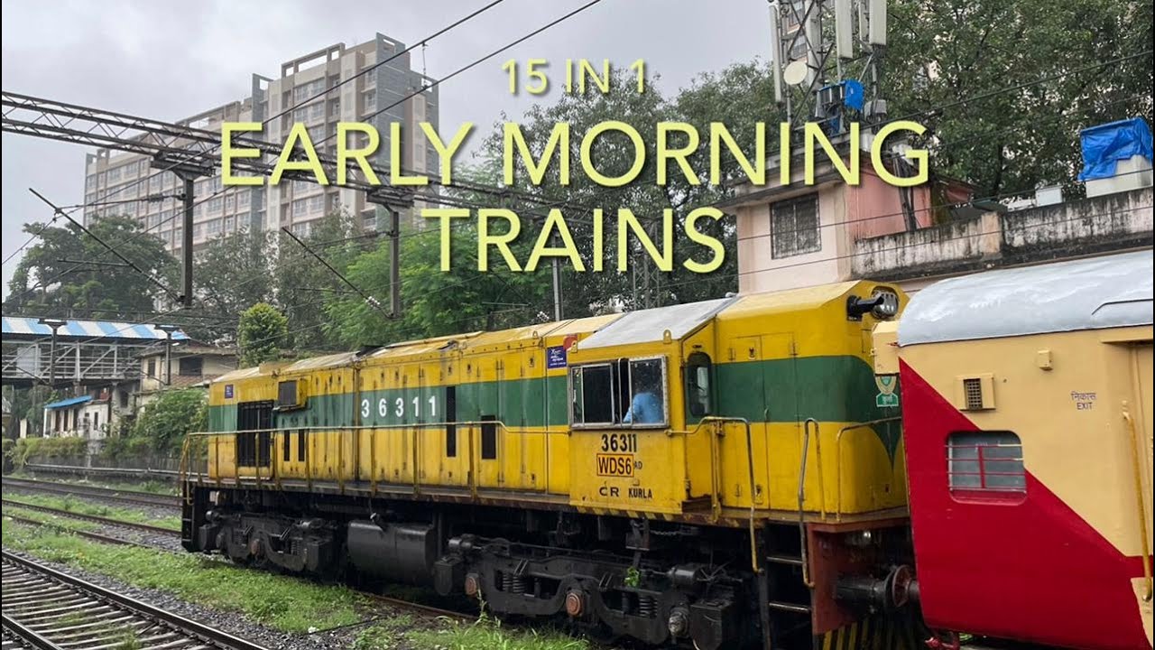 15 IN 1 Early Morning Trains Compilation || TEJAS, MANDOVI, INTERCITY & MORE || INDIAN RAILWAYS ||