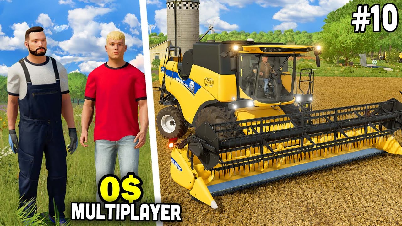 МЕГА ФЕРМА с 0$ на плоской карте с @FarmingGenius 👉 #10