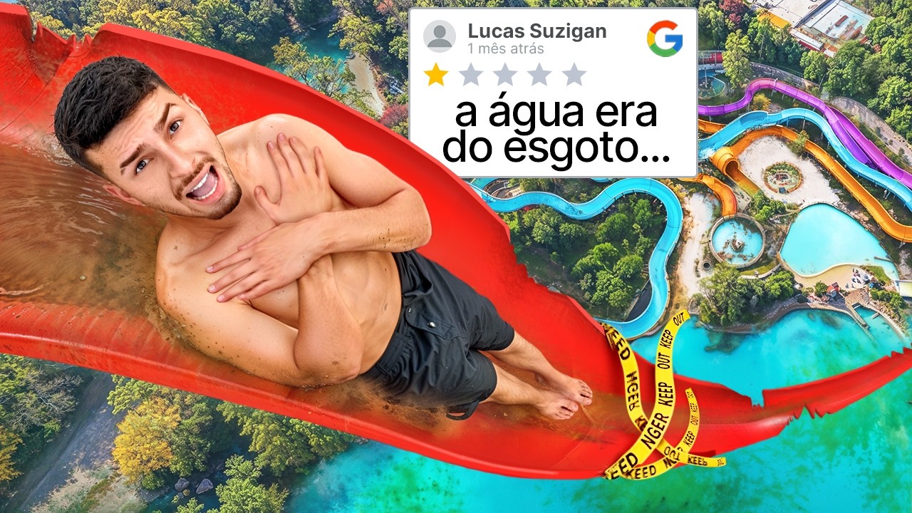 Testei os Piores Parques Aqu&aacute;ticos 1 Estrela