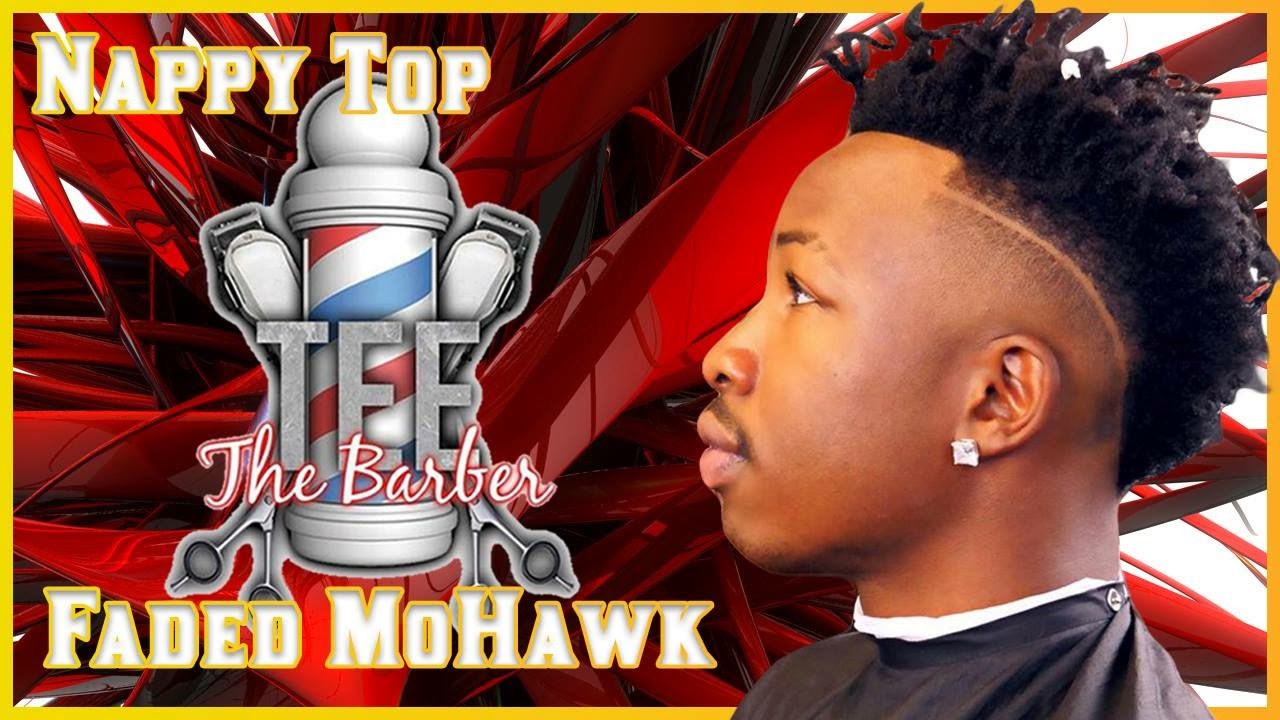 HOW TO CUT: NAPPY TOP FADED MOHAWK, ALLEN CRABBE HAIRCUT HD/4K