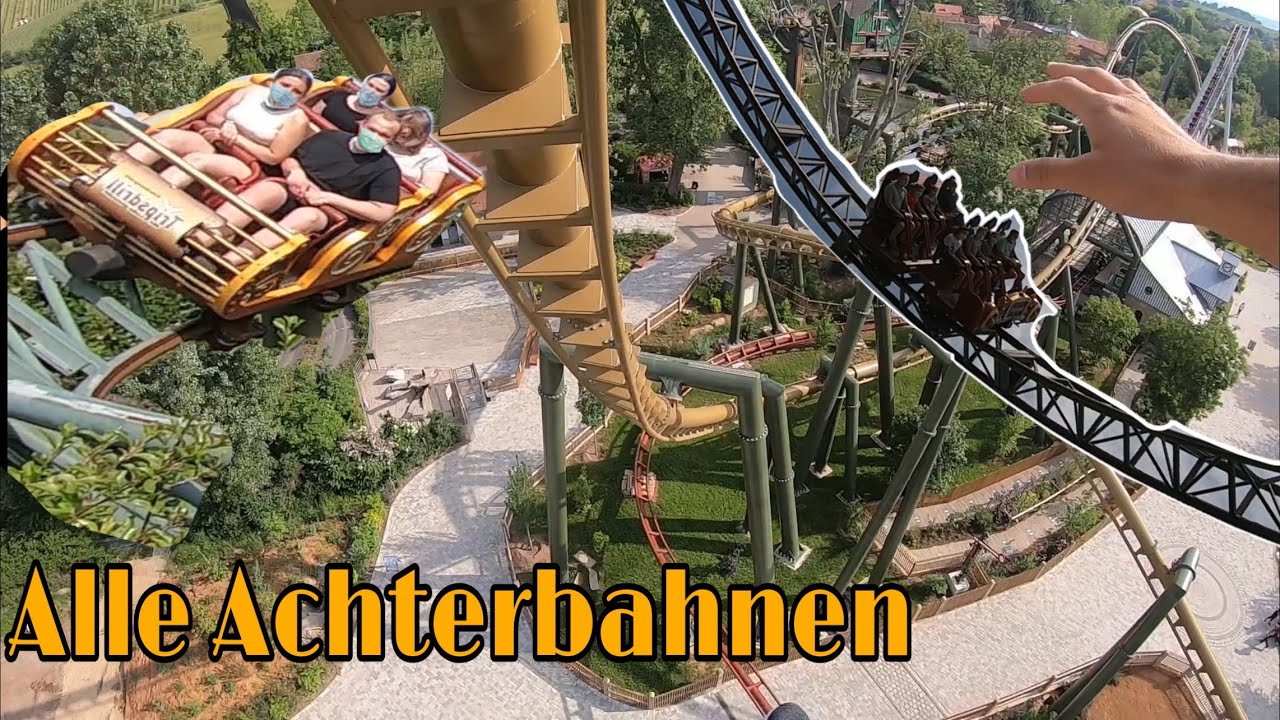 Alle ACHTERBAHNEN im Erlebnispark Tripsdrill 2021 |POV/Onride| All rollercoasters @Tripsdrill