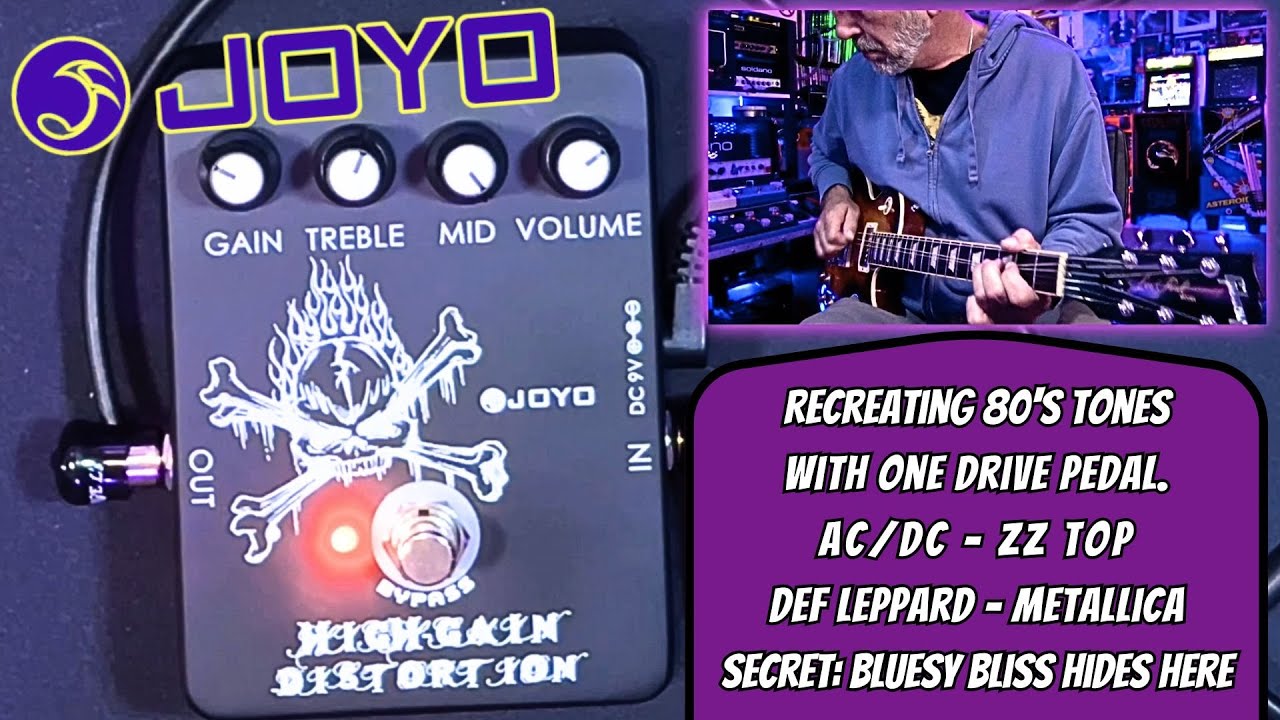 All my favorite gain pedal tricks can be done with this one pedal. The Joyo High Gain Distortion.
