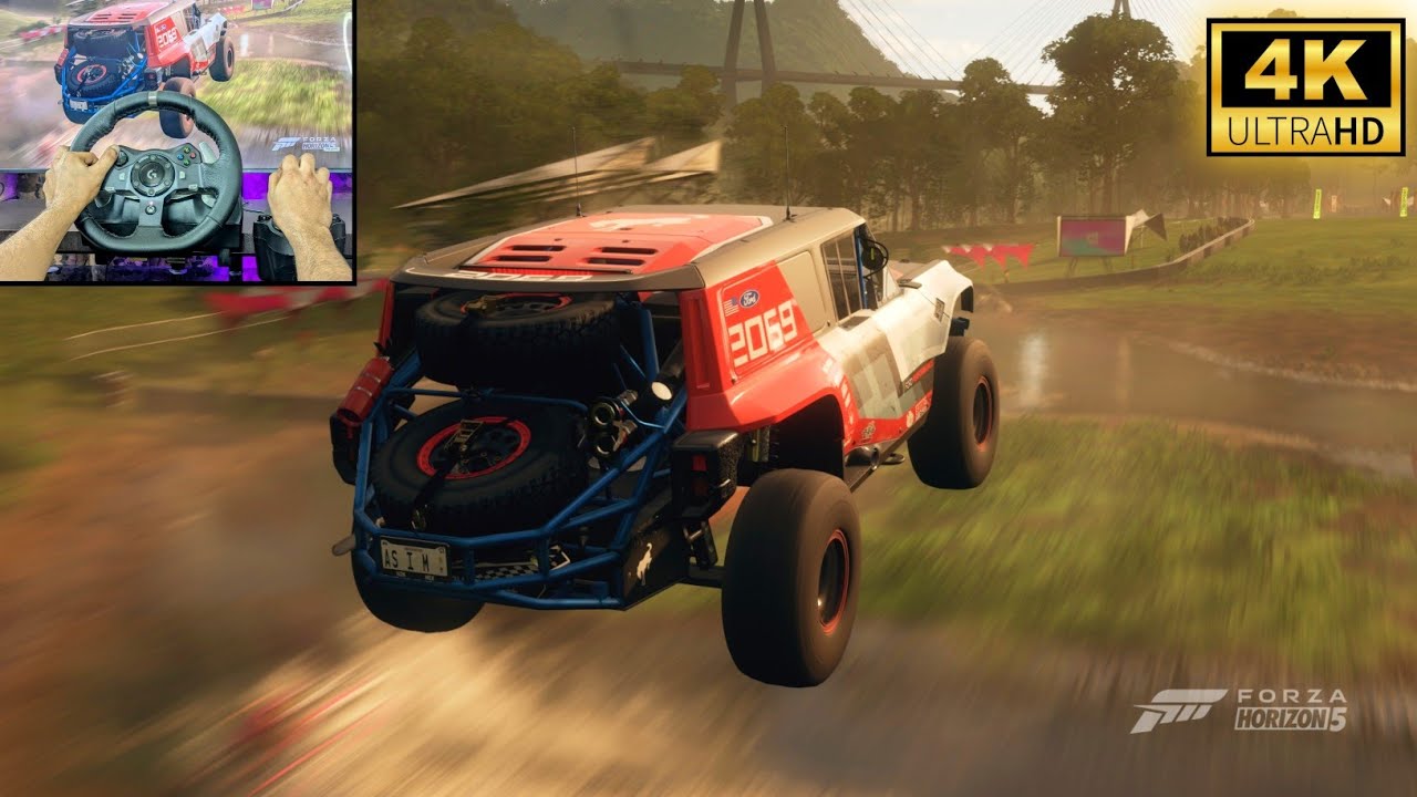 Ford Bronco R OFFROAD BEAST vs JET SKIS | Forza Horizon 5 | Logitech G920 Gameplay