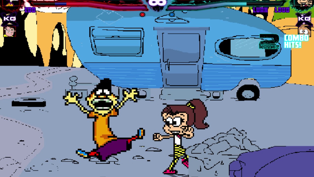 Mugen Request Team Ed Edd n Eddy vs Team Loud House