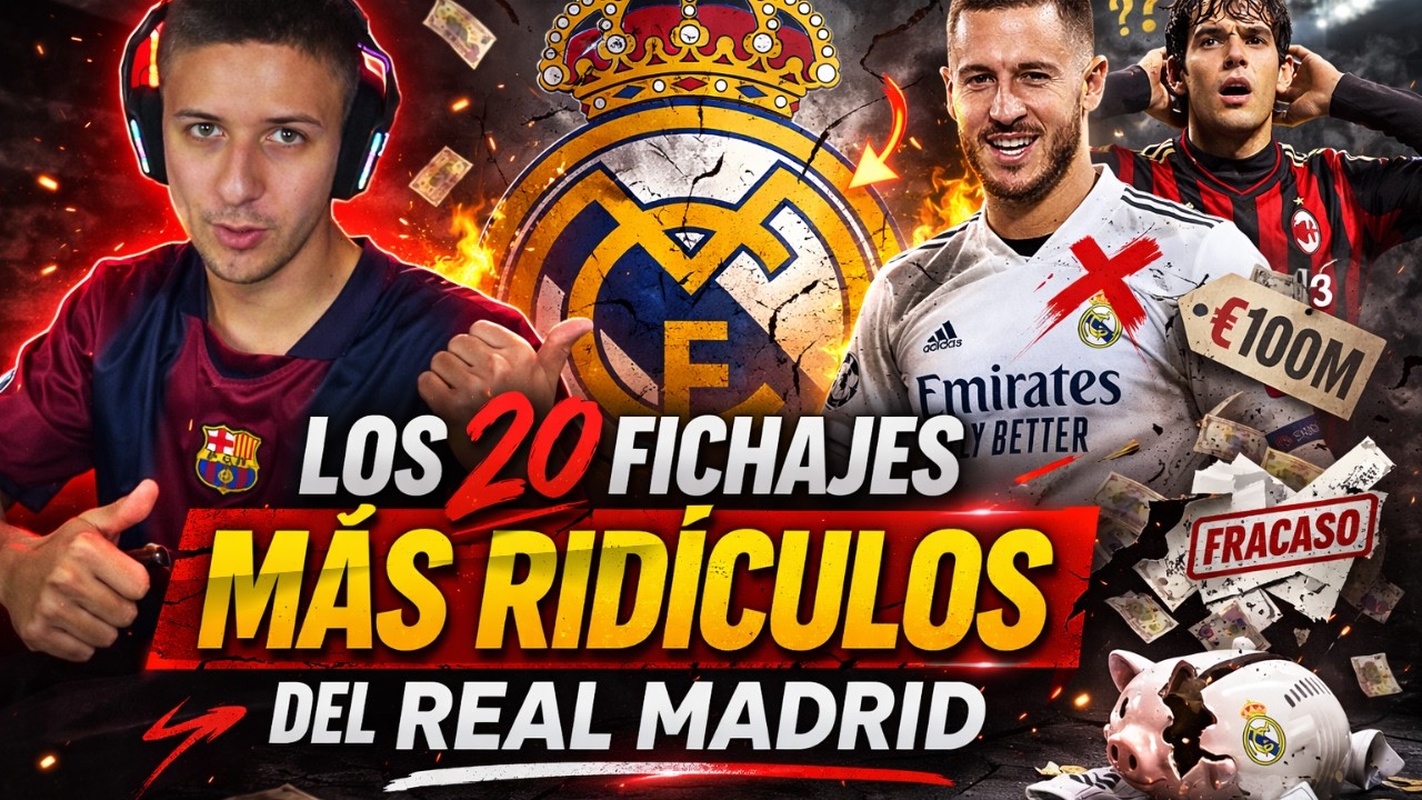 Los 20 fichajes MÁS RIDÍCULOS del Real Madrid… algunos son inexplicables