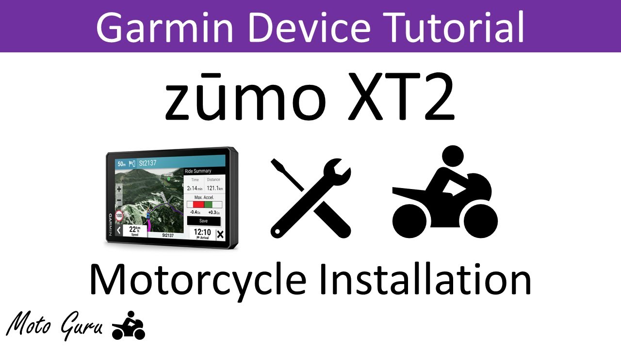 How to install a Garmin Zumo XT2 on a Motorcycle