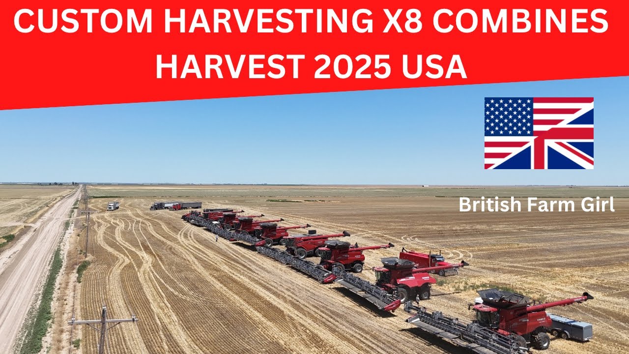 CUSTOM HARVESTING X8 COMBINES
