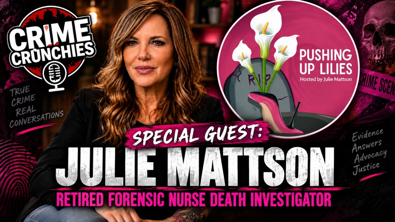 Special Guest: Julie Mattson; Retired Forensic Nurse Death Investigator and Podcast Host } Nancy G