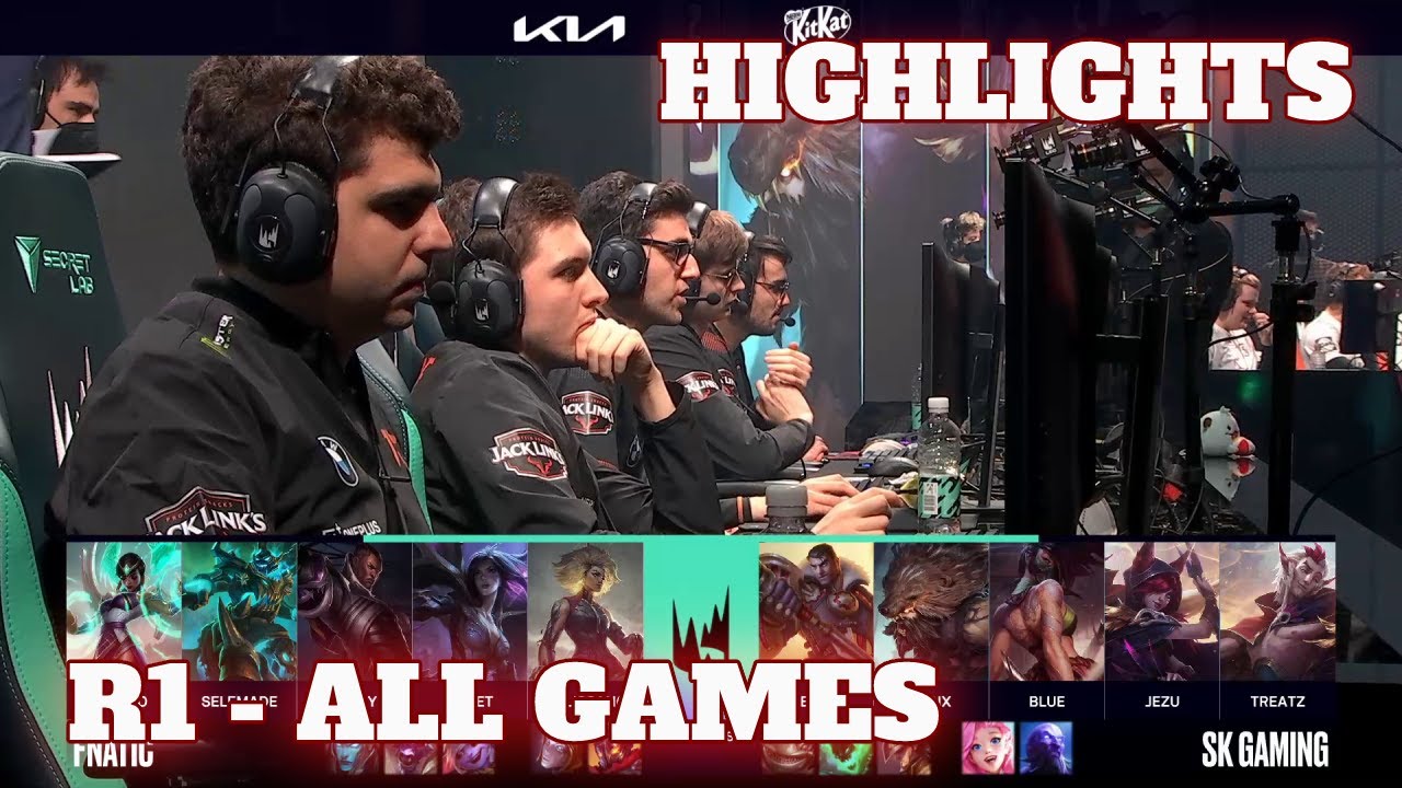 FNC vs SK - All Games Highlights | Round 1 LEC 2021 Spring Playoffs | Fnatic vs SK Gaming Full Bo5