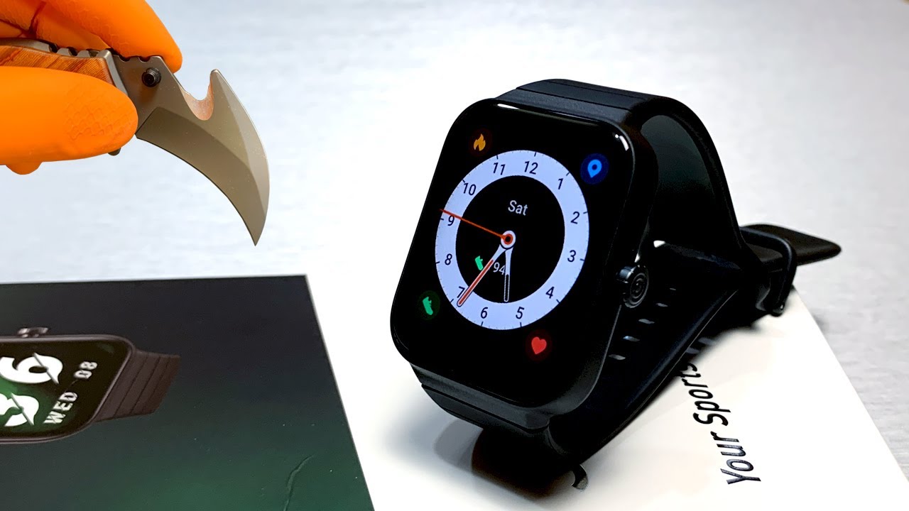 SPORT SmartWatch Vibeat IDW15 Full Review & Test! (IP68 Waterproof, Real Sensors!) - ASMR UNBOXING