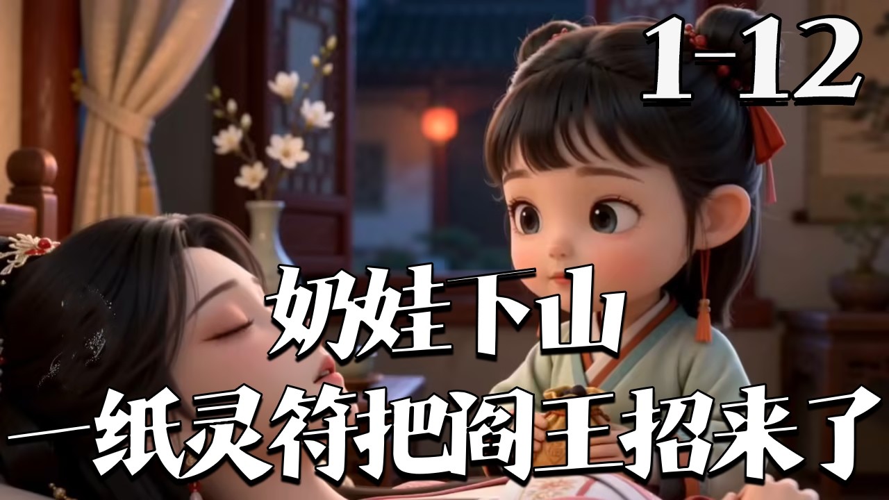 【奶娃下山，一纸灵符把阎王招来了】1~12集 不靠谱师父把三岁半小焉宝赶下山，让她振兴道观寻爹娘。她画符总出错，一符拘阎王、一符劈开山，万鬼惊惧。云台观就此崛起！#qtmd#大宋映画#逆水寒