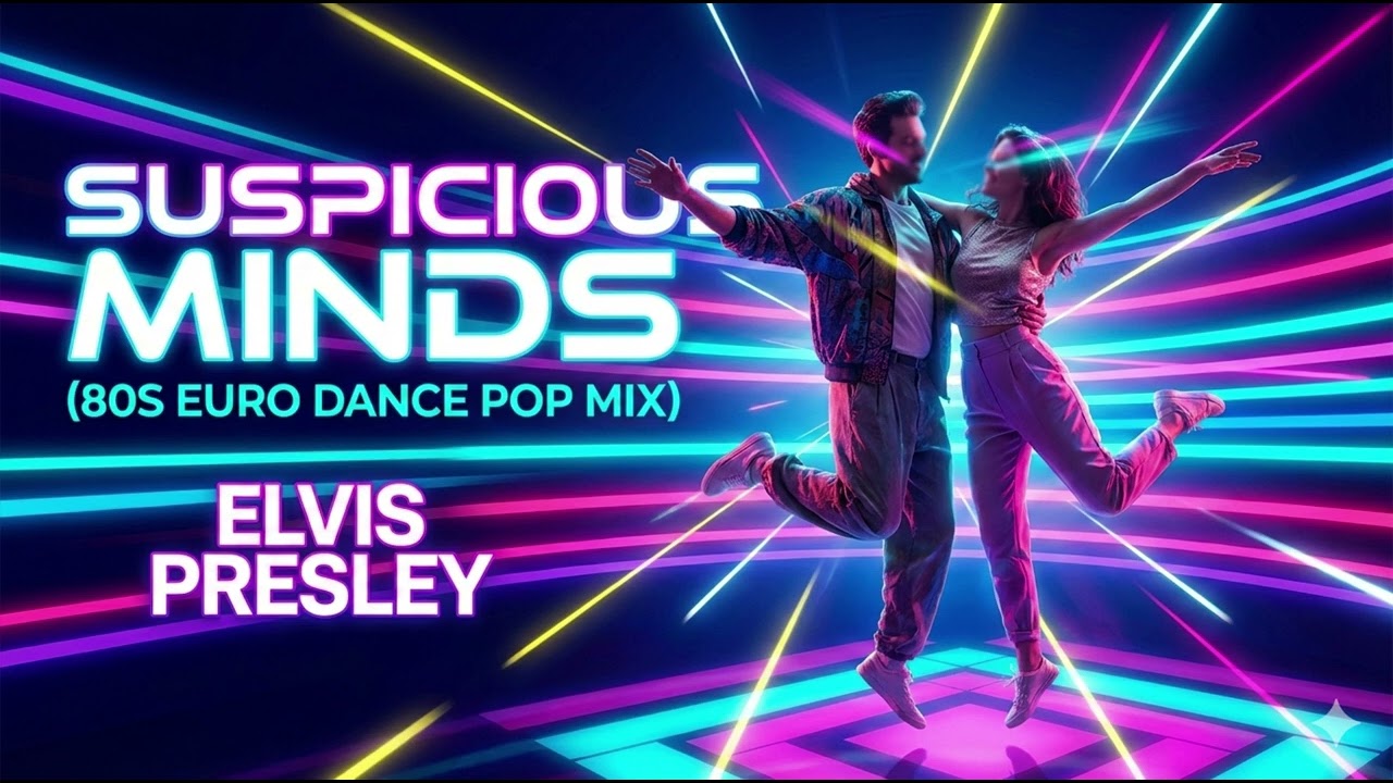 ELVIS PRESLEY - SUSPICIOUS MINDS (COVER TRANCE ITALO REMIX 80's)