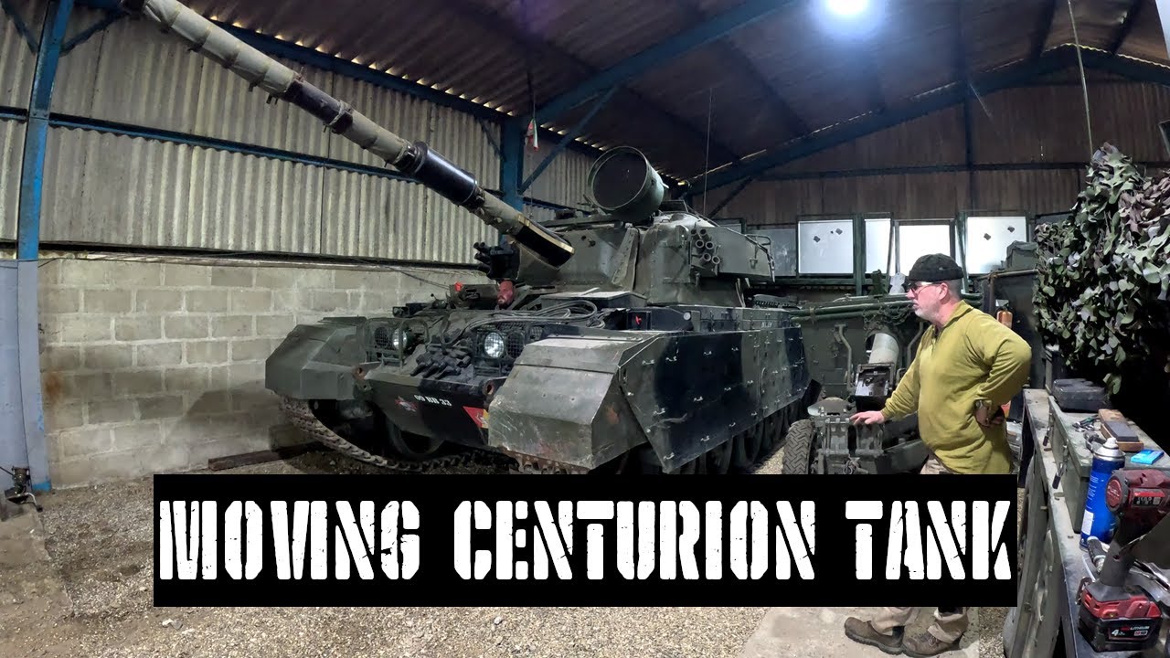 Moving Tanks Doesn’t Go To Plan - The Centurion Gun Tank Doesn’t Start