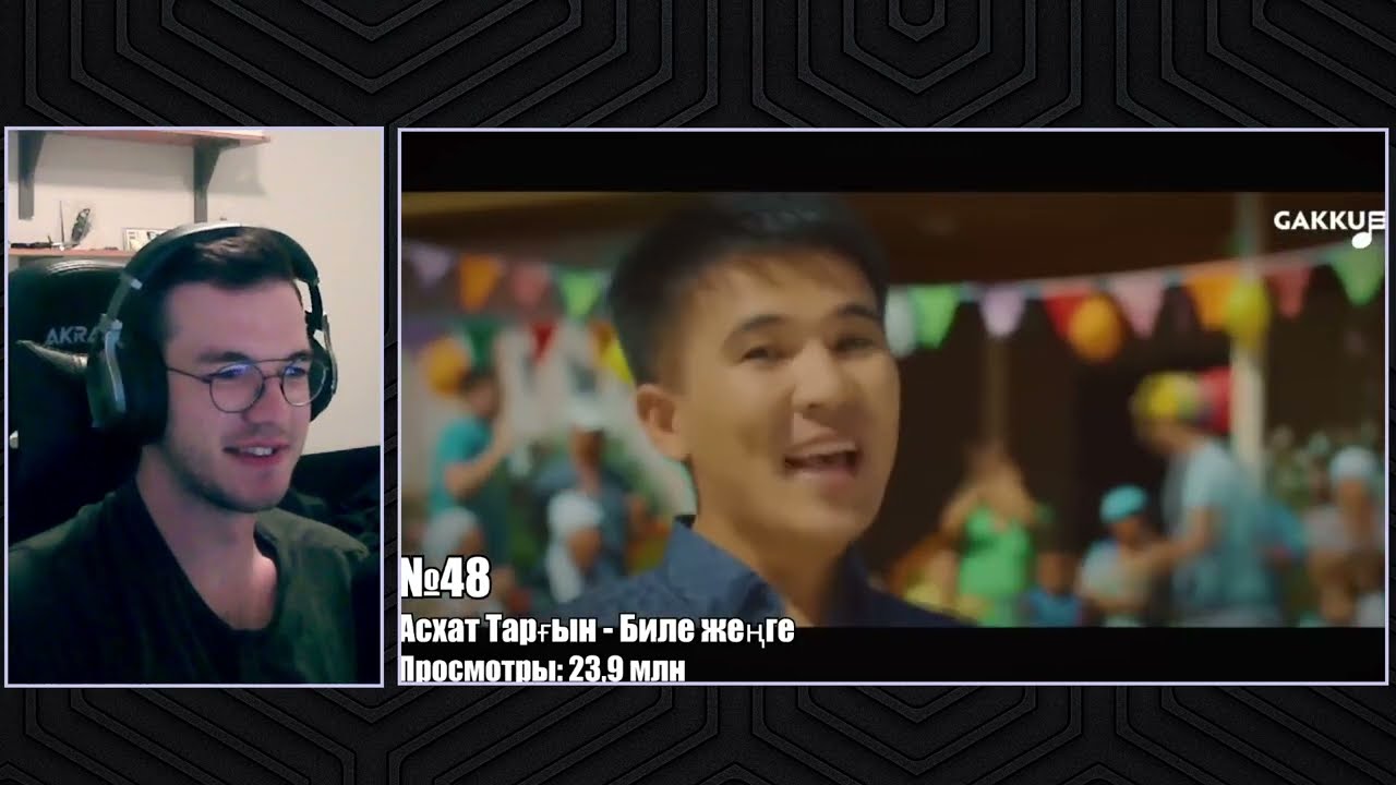 Реакция на "ТОП 50 КАЗАХСКИХ ПЕСЕН по ПРОСМОТРАМ 2011-2022 | Самые просматриваемые клипы Казахстан"