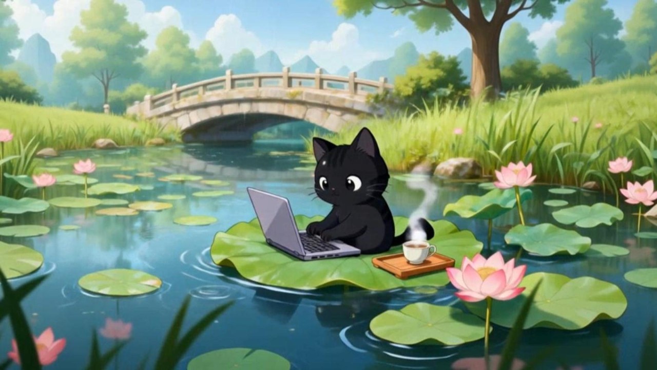 A beautiful sunny day is perfect for focus and creativity.🌿📚Cozy Morning Lo-fi Jazz for Study,Focusc