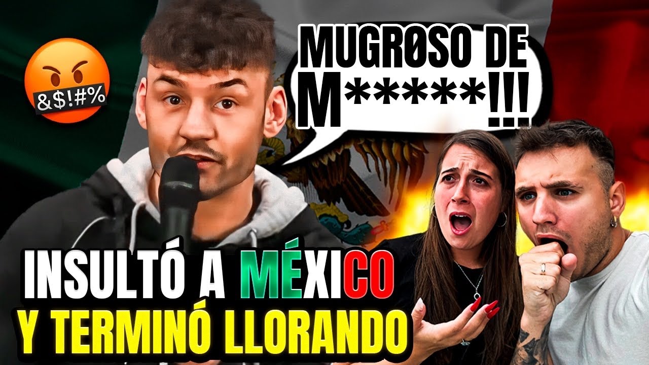 INSULTÓ A MÉXICO Y ASÍ LE RESPONDIERON 🇲🇽 ACABÓ LLORANDO 😭 **eres un mugr0so**