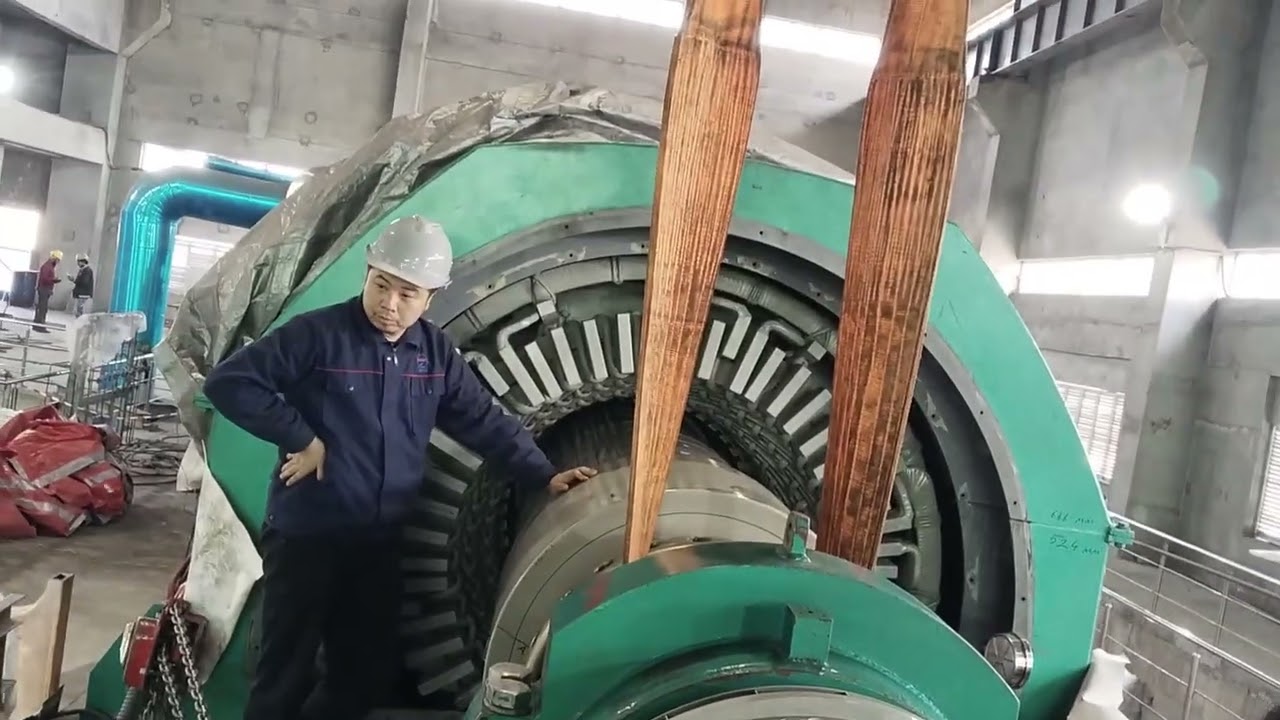 Generator Rotor Installation Process | Power Plant Electrical Maintenance | Step-by-Step