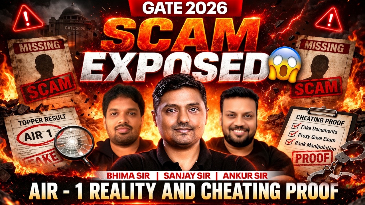 GATE 2026 Scam Exposed 😱 | AIR - 1 Reality And Cheating Proof