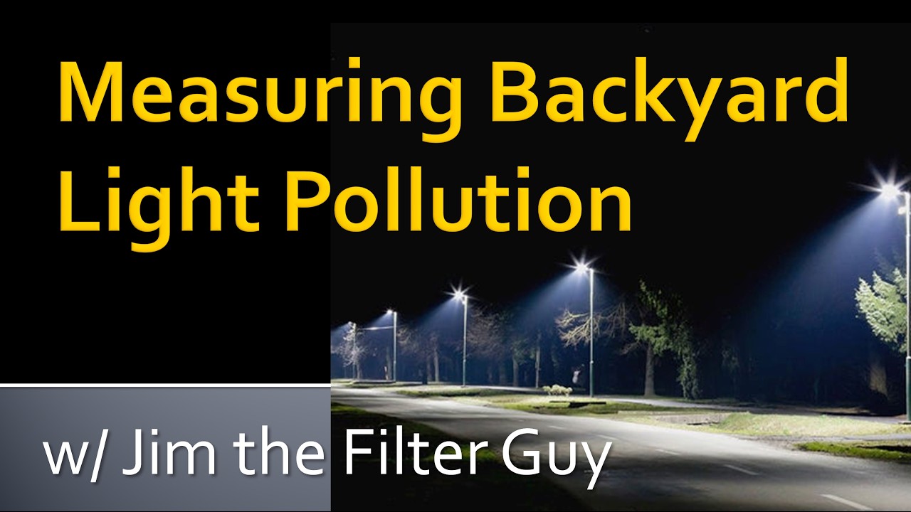 Measuring Backyard Light Pollution