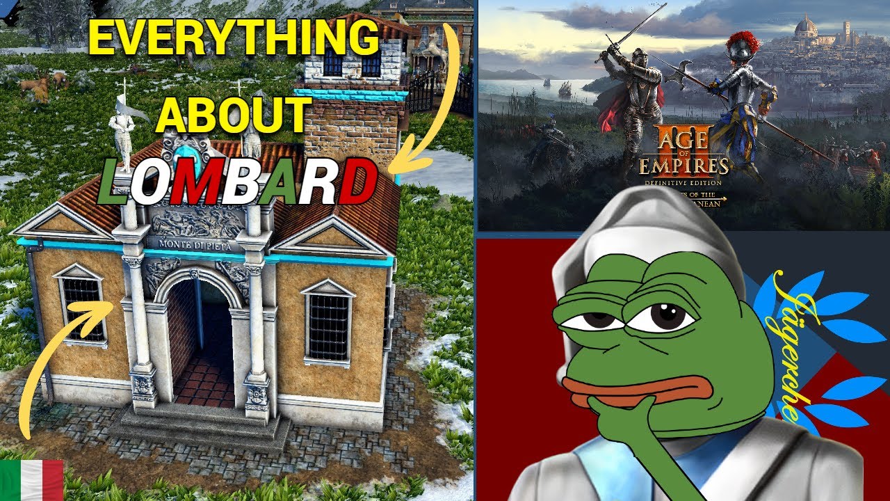 LOMBARD FULL GUIDE | AOE III: DE Knights of the Mediterranean DLC | [KotM]