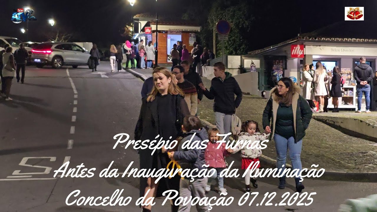 Presépio das Furnas Antes da Inauguração da Iluminação do Presépio 07 12 2025