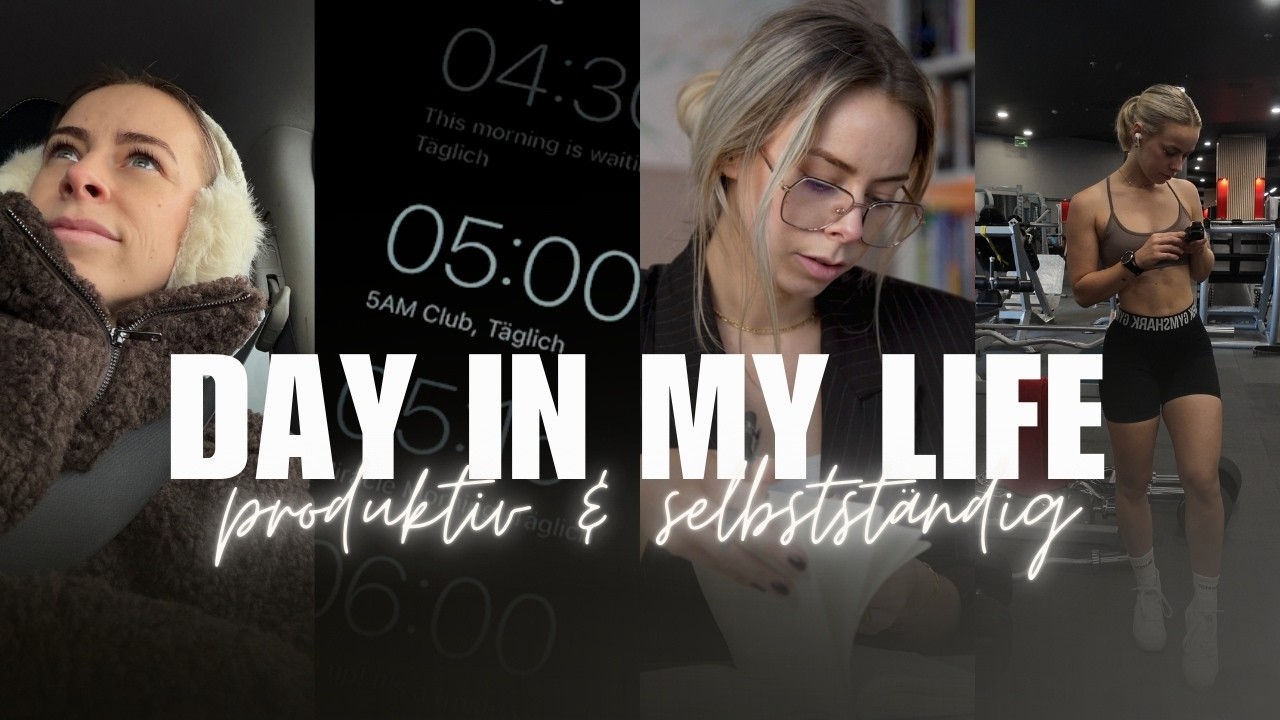 DAY IN A LIFE als SELBSTSTÄNDIGE ✨ | Fitness, gesundes Essen und kleine Gewohnheiten